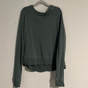 Lululemon green pullover size 8